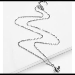 **2 for $15** Silver Nature Bee Charm Necklace